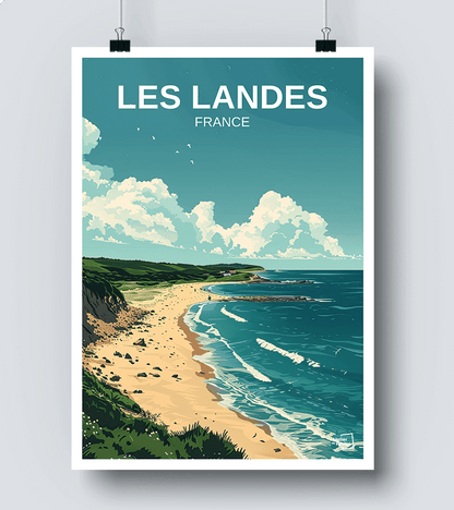 Affiche Les Landes