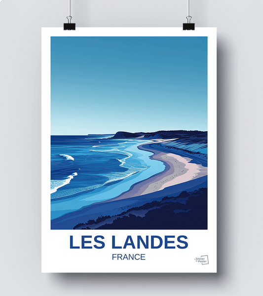 affiche les landes