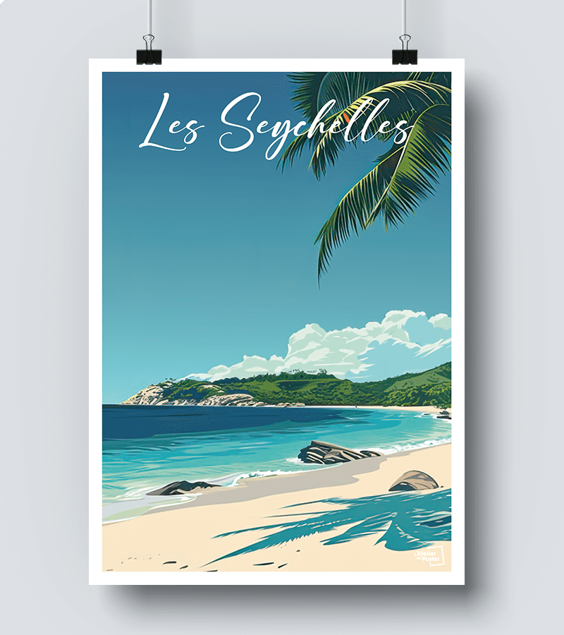 Affiche Les Seychelles