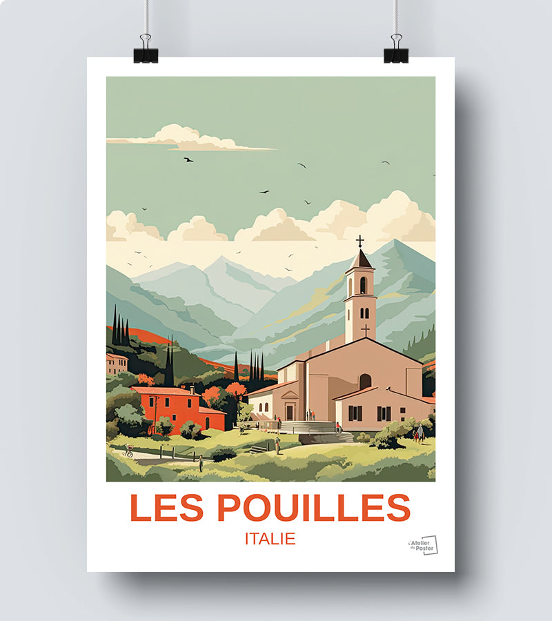 Affiche Les Pouilles - Italie