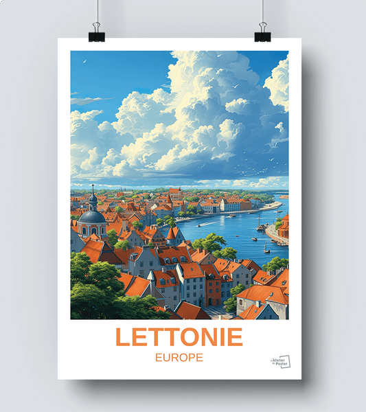 Affiche Lettonie