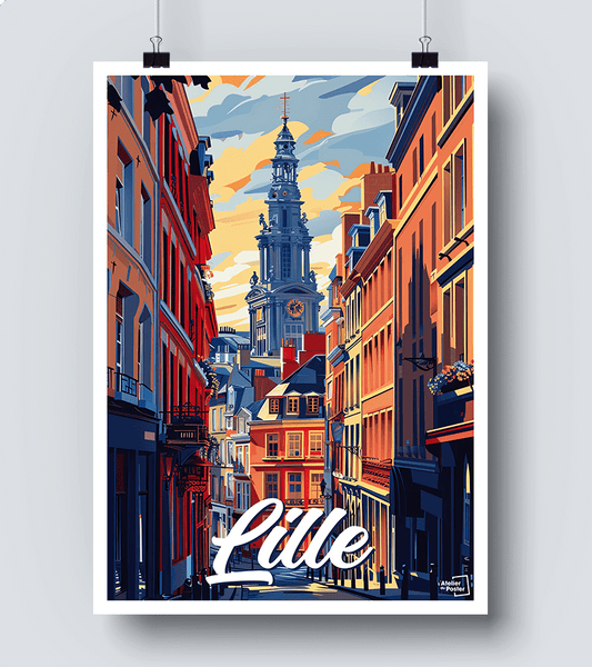 Affiche vintage Lille