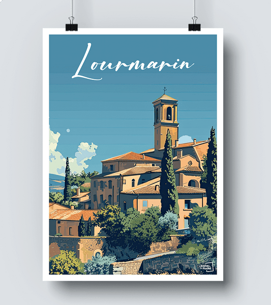 Affiche Lourmarin