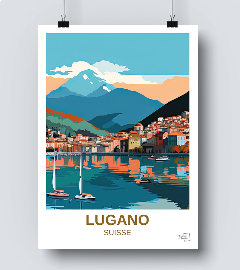 Affiche Lugano - Suisse