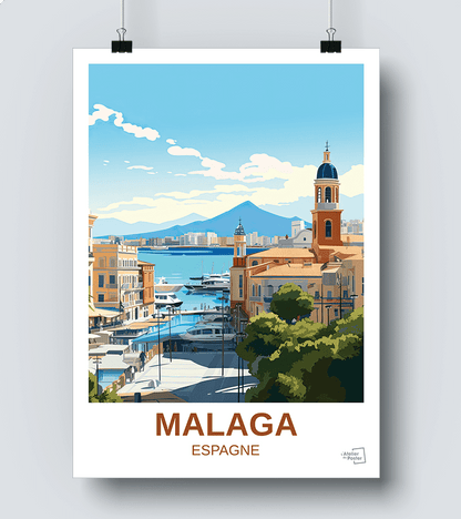 Affiche Malaga