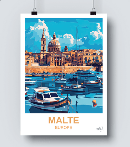 Affiche Malte