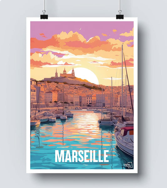 Affiche Marseille 