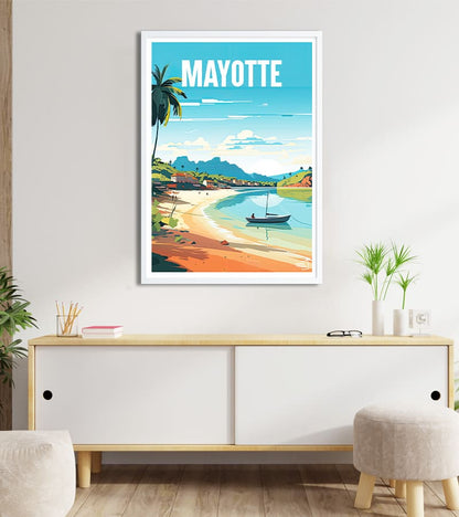 poster Vintage Mayotte