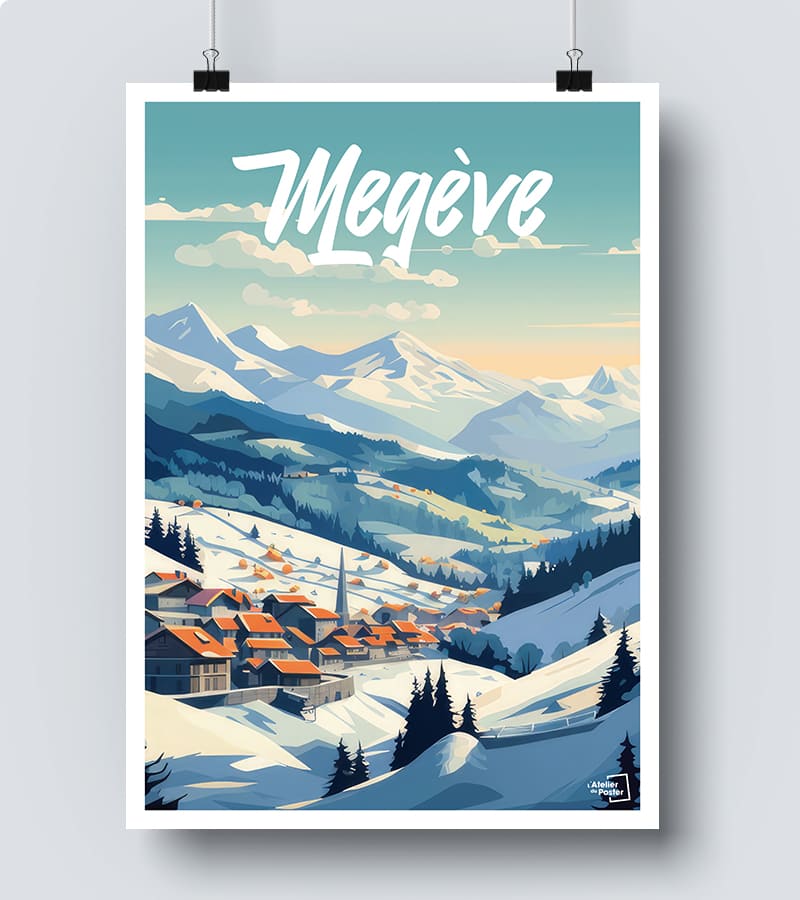 Affiche Megève