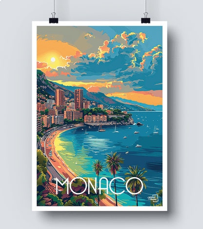 Affiche Monaco