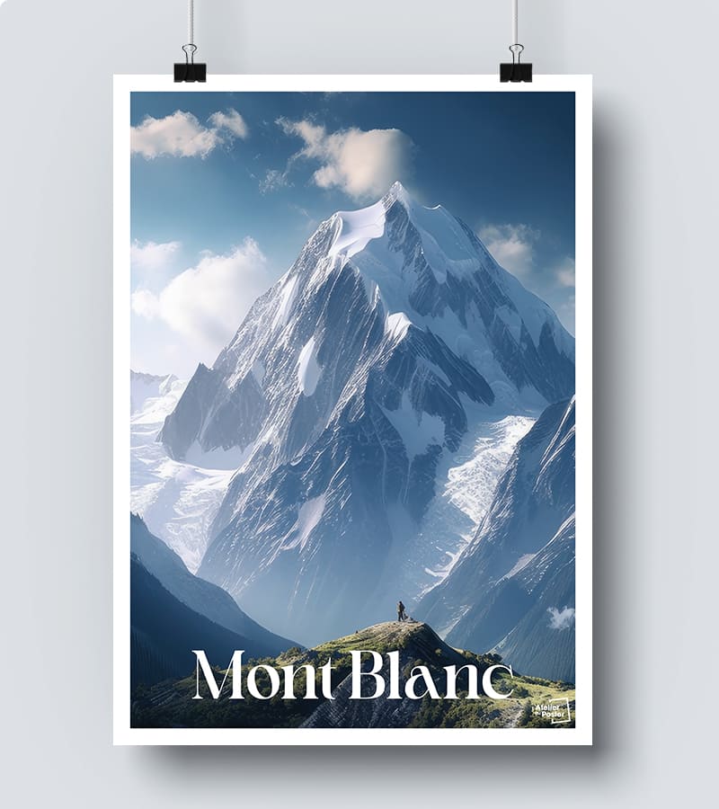 Affiche Mont Blanc