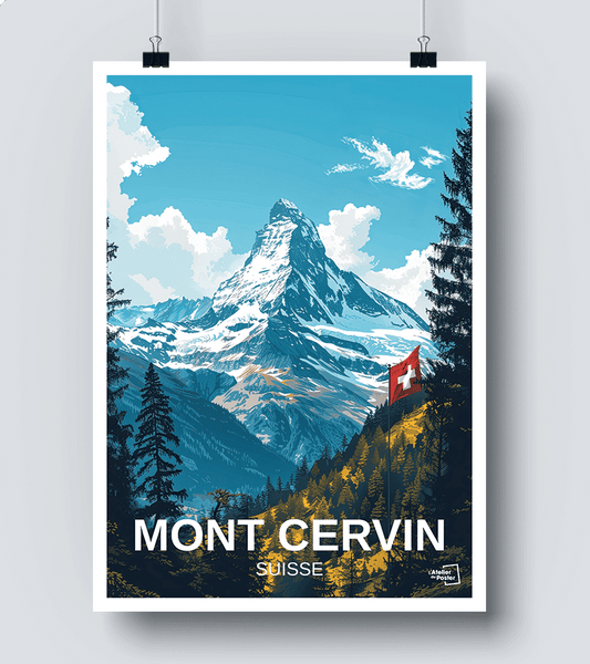 Affiche Mont Cervin