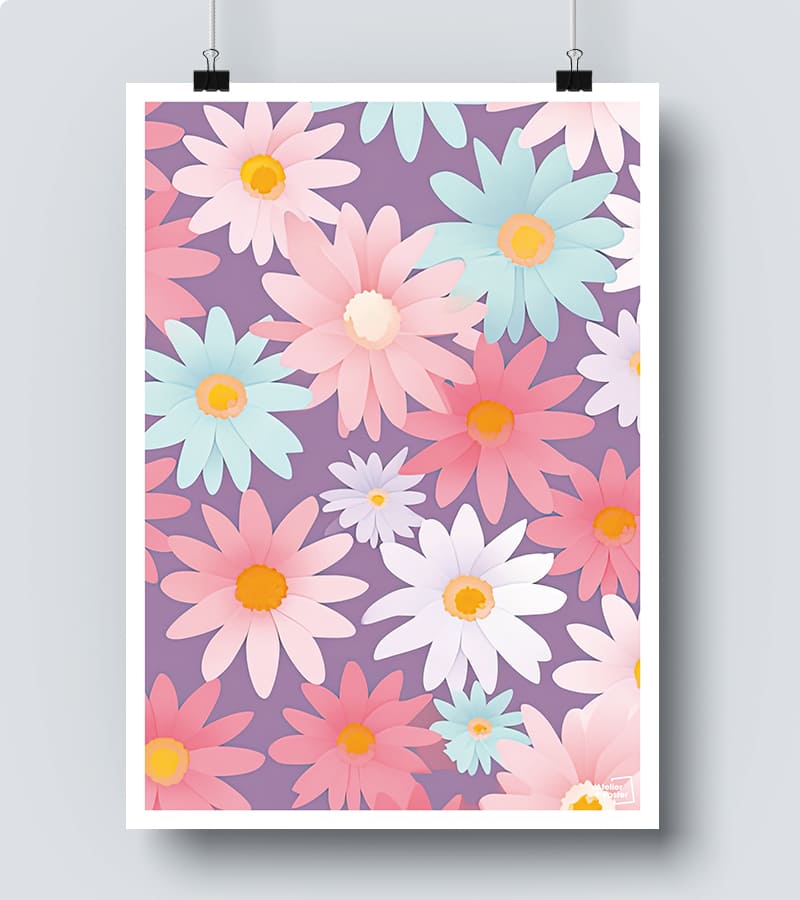 Affiche Marguerites - Motif