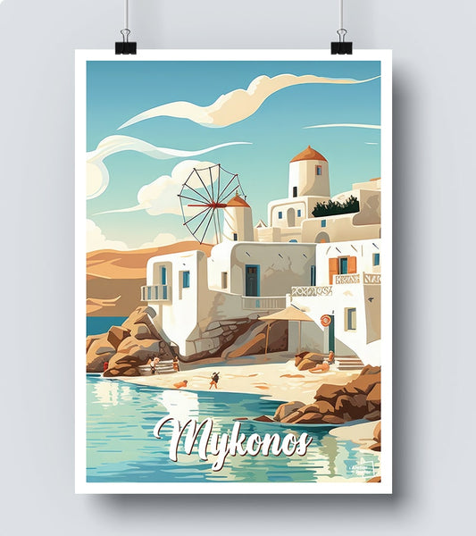 Affiche Mykonos