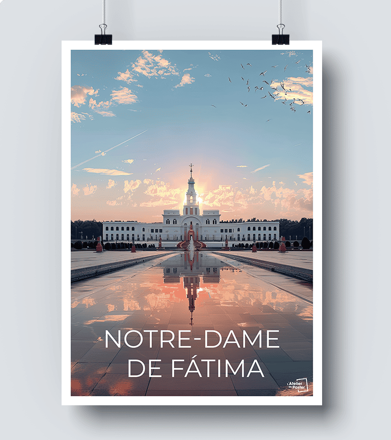 Affiche Notre dame de Fatima Portugal