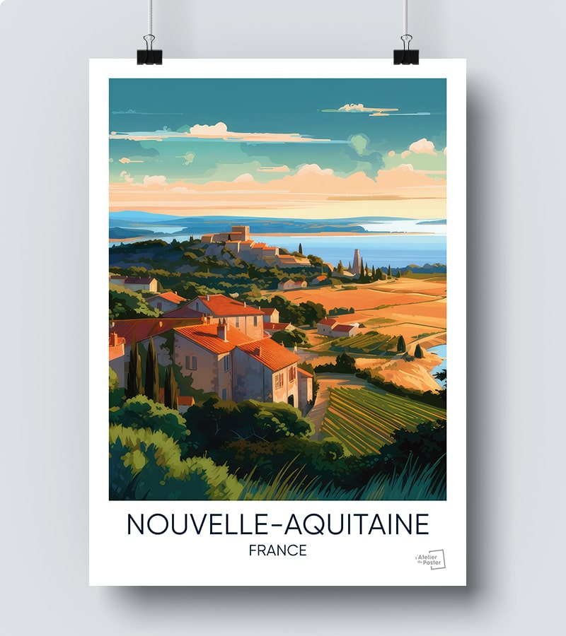 Affiche Nouvelle Aquitaine