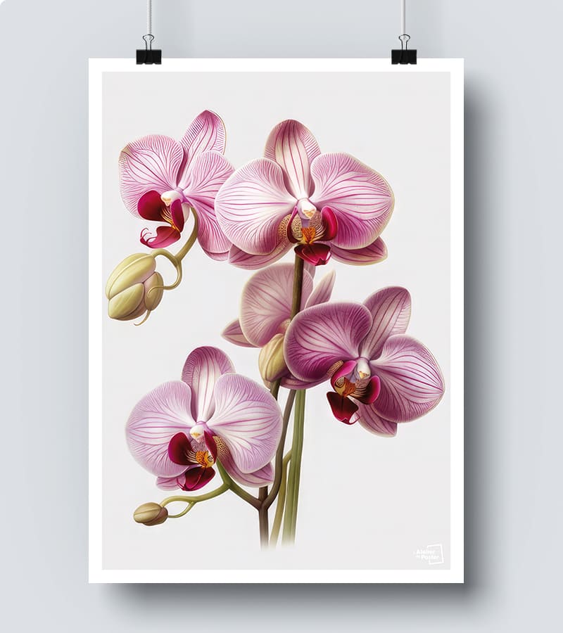 Affiche Orchidée