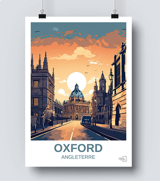 Affiche Oxford - Angleterre