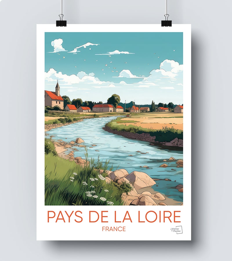 Poster Pays de la loire