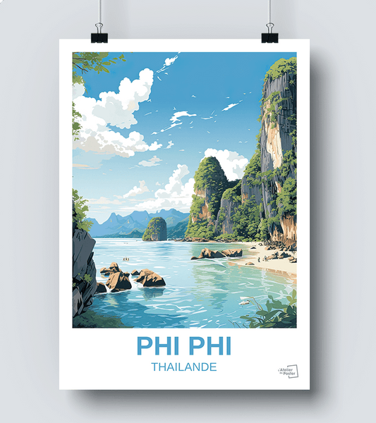 Affiche Phi Phi - Thailande