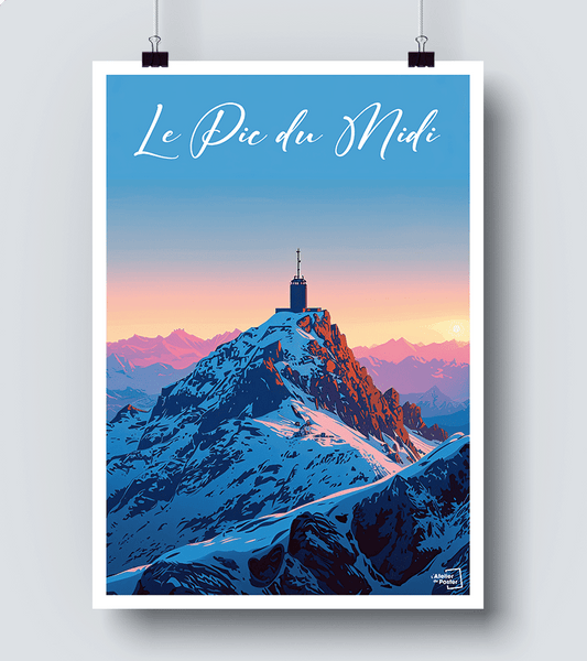 Affiche Pic du Midi Vintage