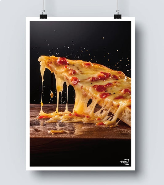 Affiche Pizza - Photographie