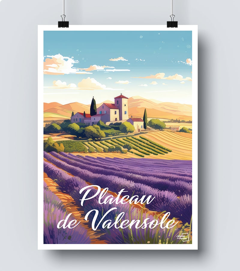 Affiche Plateau de Valensole