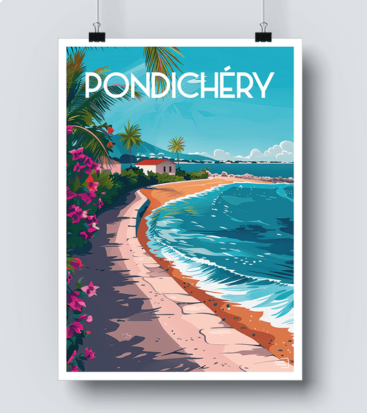 Affiche Pondichery