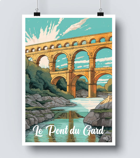 Affiche Pont du Gard