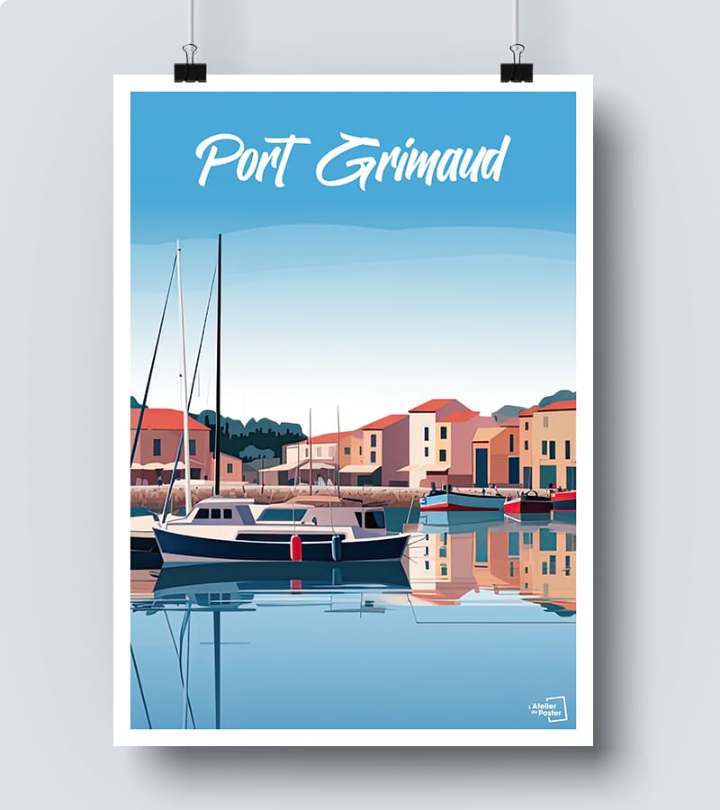 Affiche Port Grimaud