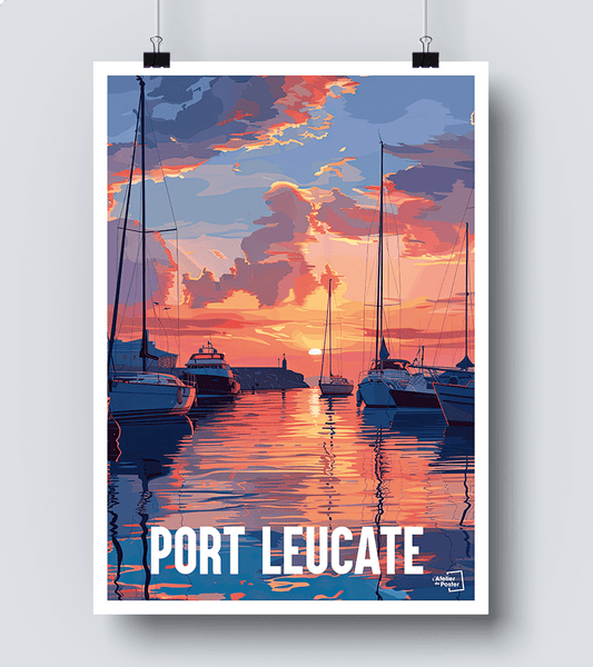 Affiche Port Leucate