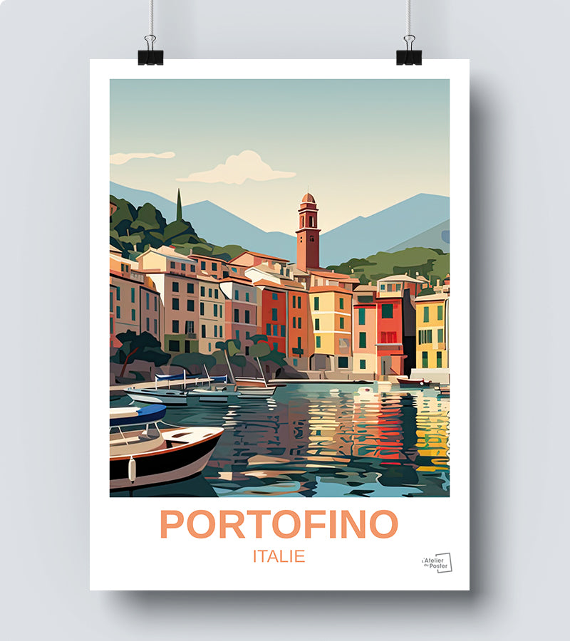 Affiche Portofino - Italie