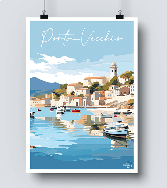 Affiche Vintage Porto Vecchio