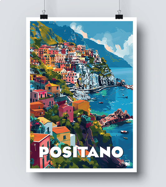Affiche Positano