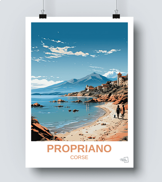 Affiche Propriano - Corse