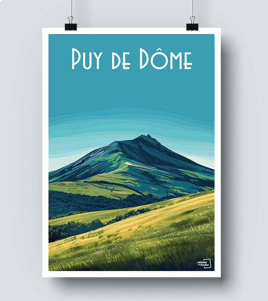 Affiche Puy de Dôme vintage