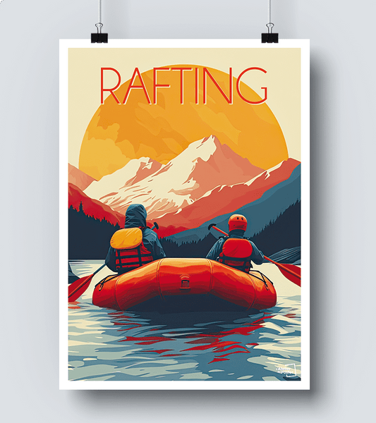 Affiche Rafting