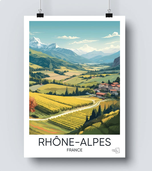 Affiche Rhone Alpes