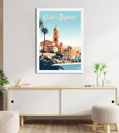 SAINT RAPHAËL Roig - POSTER HQ 50x70cm d'une AFFICHE VINTAGE SAINT RAPHAËL Roig - POSTER HQ 50x70cm d'une AFFICHE VINTAGE