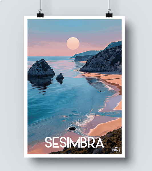 Affiche Sesimbra Plage