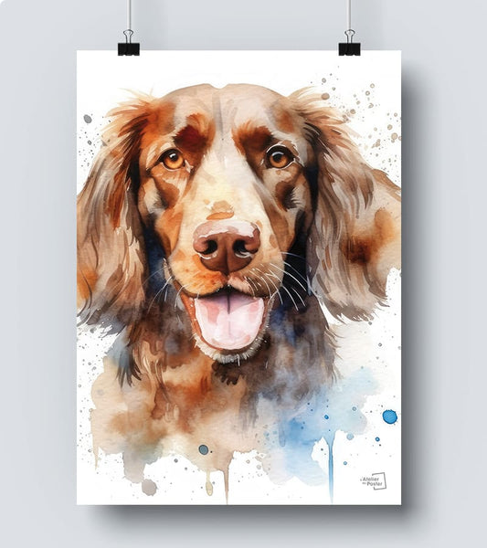 Poster Setter Anglais chien