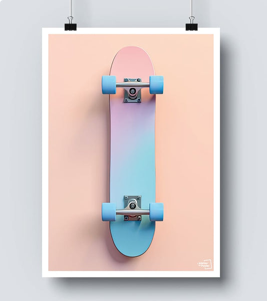 Affiche Skateboard Moderne