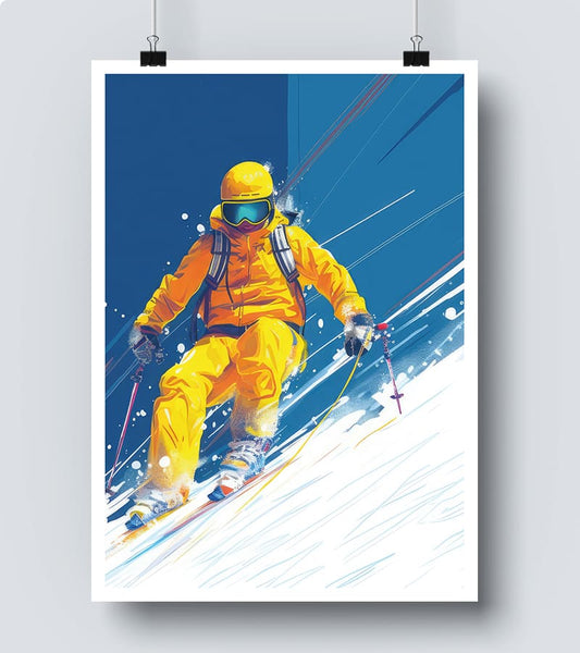 Affiche Ski de Randonnée