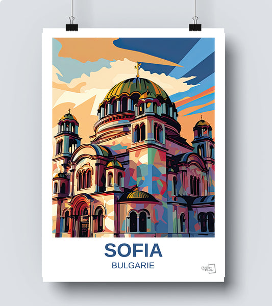 Affiche Sofia - Bulgarie