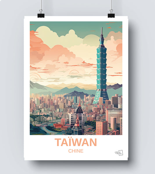 Affiche Taiwan - Chine