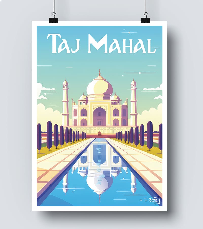 Affiche Taj Mahal