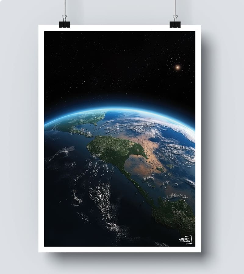 Affiche La terre photo