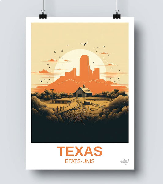 Affiche Texas