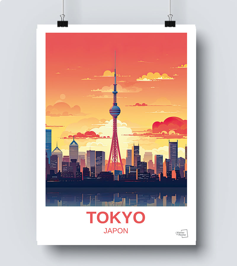 Affiche Tokyo - Japon