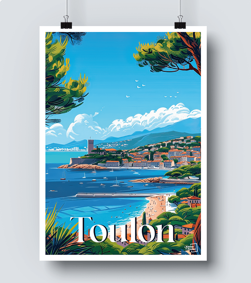 Affiche Vintage Toulon